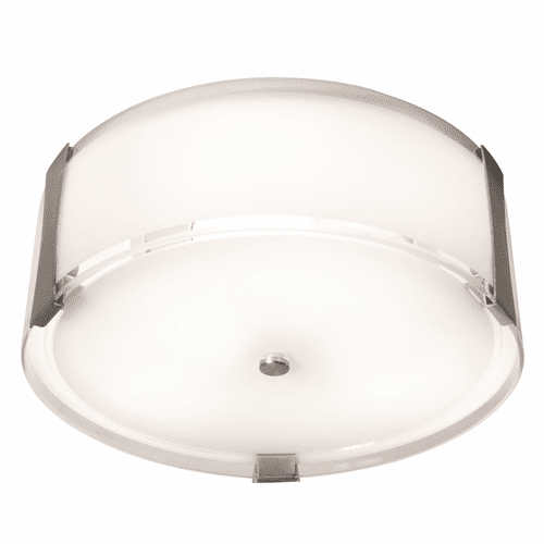 Access Lighting Tara Dimmable LED Flush Mount - Brushed Steel - 50120LEDDLP-BS/OPL