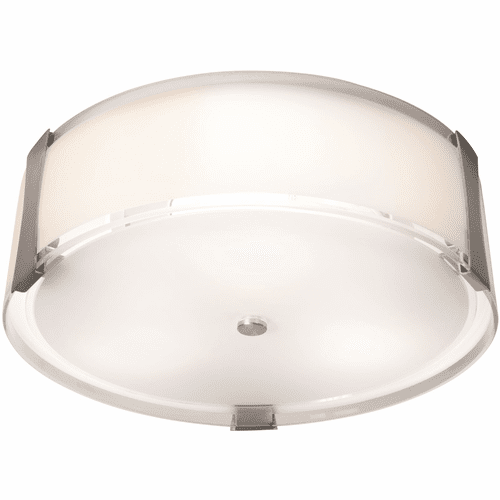 Access Lighting Tara Dimmable LED Flush Mount - Brushed Steel - 50121LEDD-BS/OPL