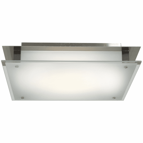 Access Lighting Vision Large Dimmable LED Flush Mount - Brushed Steel - 50032LEDD-BS/FST