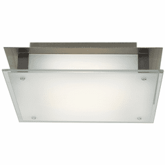 Access Lighting Vision Medium Dimmable LED Flush Mount - Brushed Steel - 50031LEDD-BS/FST