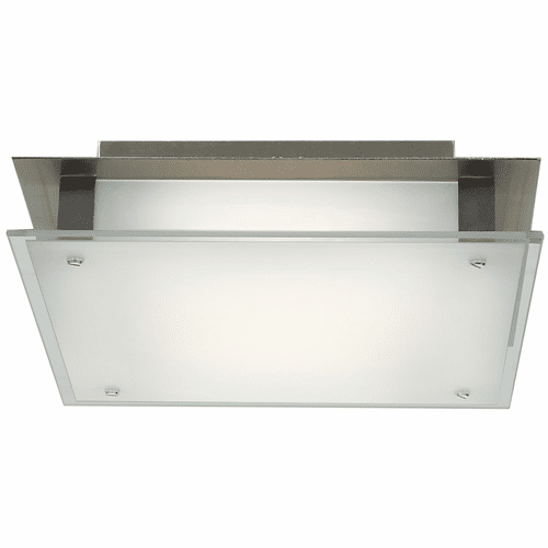 Access Lighting Vision Medium Flush Mount - Brushed Steel - 50031-BS/FST