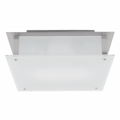 Access Lighting Vision Small Dimmable LED Flush Mount - Brushed Steel - 50030LEDD-BS/FST