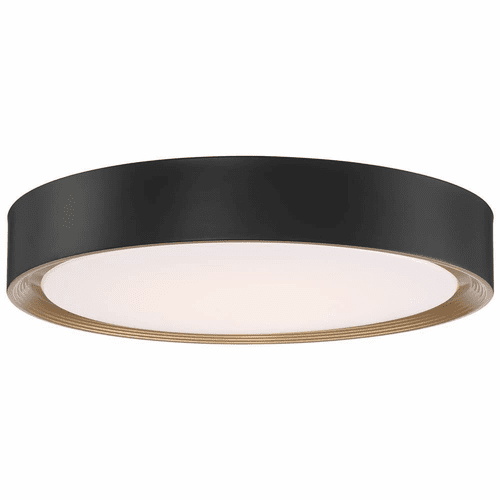 Access Malaga 1-LT LED Flush Mount - Matte Black - 49972LEDD-MBL/ACR