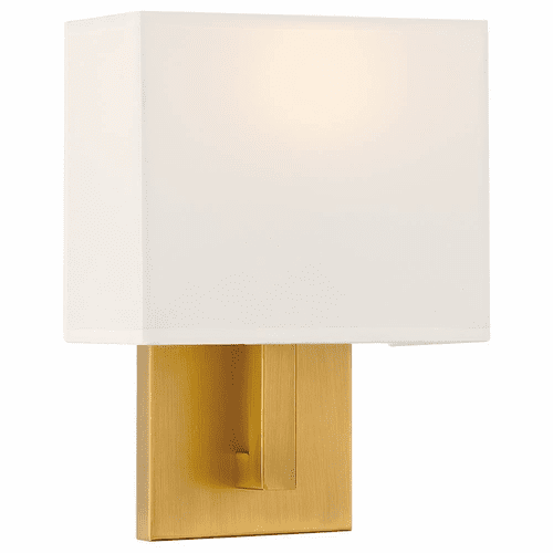 Access Mid Town 1-LT LED Wall Sconce - Brushed Brass - 64061LEDDLP-ABB/WH