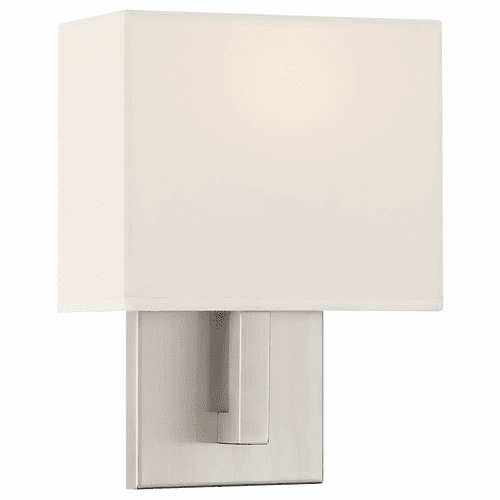 Access Mid Town 1-LT LED Wall Sconce - Brushed Steel - 64061LEDDLP-BS/WH