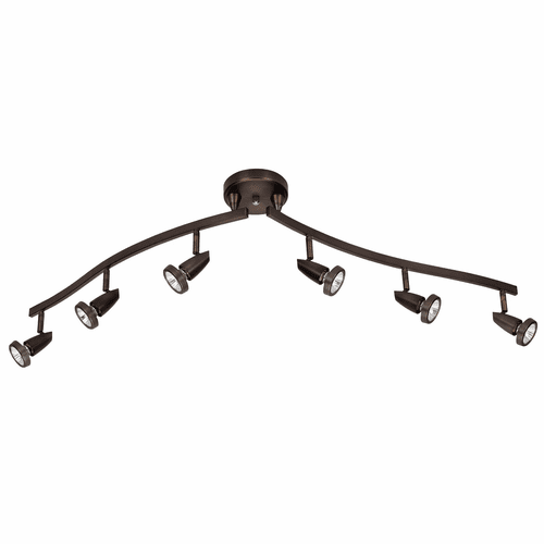 Access Mirage 6-LT Dimmable LED Semi-Flush w/Articulating Arms - Bronze - 52226LEDDLP-BRZ