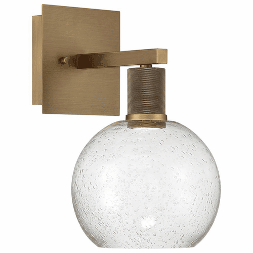 Access Port Nine 1-LT Burgundy LED Wall Sconce - Brushed Brass - 63145LEDD-ABB/SDG