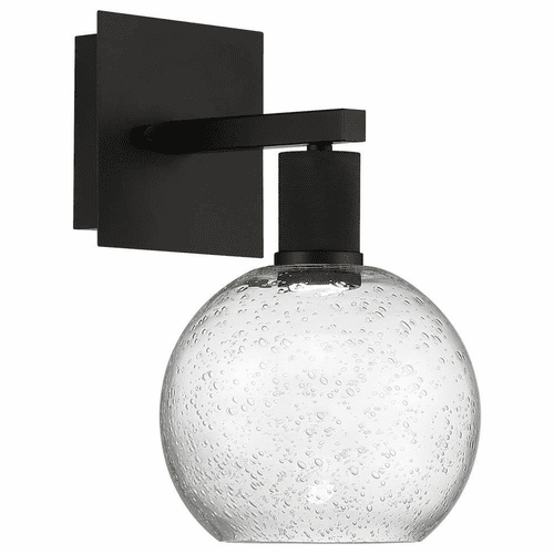 Access Port Nine 1-LT Burgundy LED Wall Sconce - Matte Black - 63145LEDD-MBL/SDG