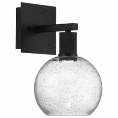 Access Port Nine 1-LT Burgundy LED Wall Sconce - Matte Black - 63145LEDD-MBL/SDG