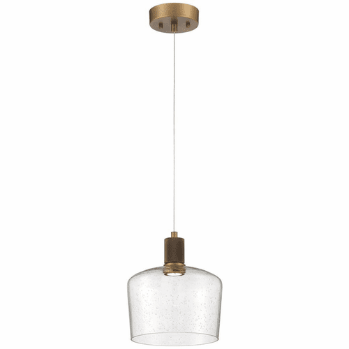 Access Port Nine 1-LT Chardonnay LED Pendant - Brushed Brass - 63141LEDD-ABB/SDG