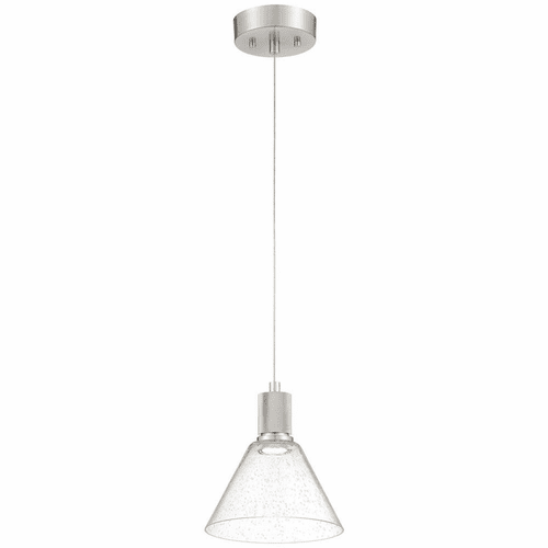 Access Port Nine 1-LT Martini LED Pendant - Brushed Steel - 63140LEDD-BS/SDG