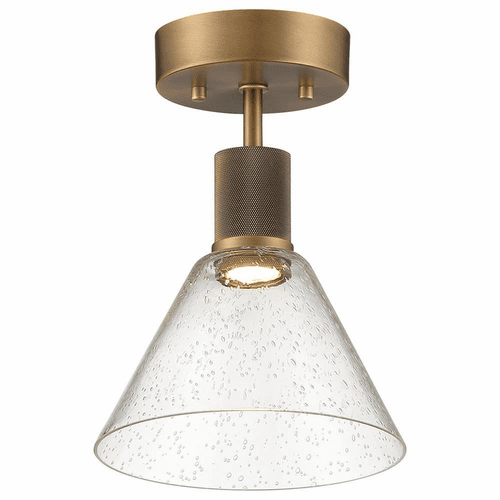 Access Port Nine 1-LT Martini LED Semi-Flush - Brushed Brass - 63146LEDD-ABB/SDG