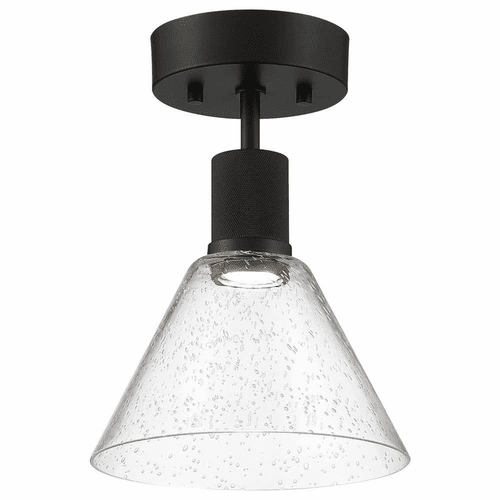 Access Port Nine 1-LT Martini LED Semi-Flush - Matte Black - 63146LEDD-MBL/SDG