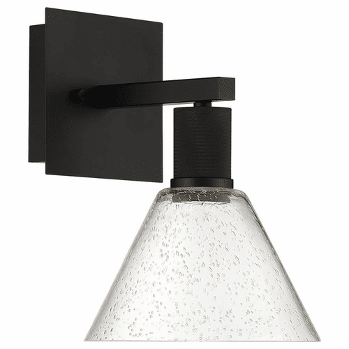 Access Port Nine 1-LT Martini LED Wall Sconce - Matte Black - 63143LEDD-MBL/SDG