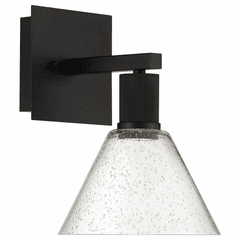 Access Port Nine 1-LT Martini LED Wall Sconce - Matte Black - 63143LEDD-MBL/SDG