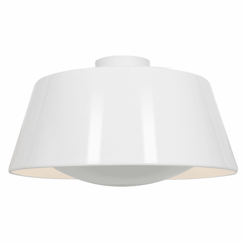 Access SoHo Reflective Illumination Flush Mount - Glossy White - 23764LEDDLP-GWH