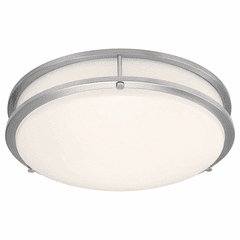 Access Solero II 1-LT LED Flush Mount - Brushed Steel - 20501LEDDCS-BS/ACR