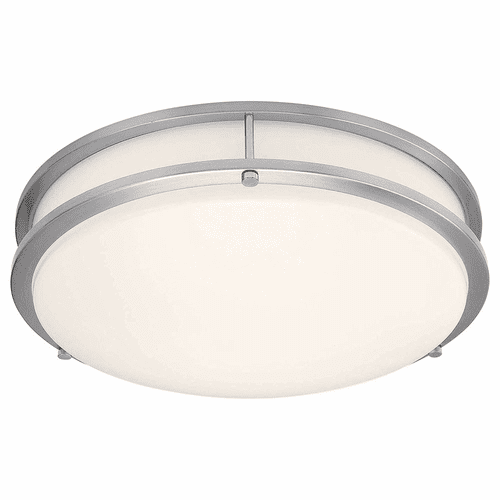 Access Solero II Dimmable LED Flush Mount - Brushed Steel - 20502LEDD-BS/ACR