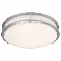 Access Solero II Dimmable LED Flush Mount - Brushed Steel - 20503LEDD-BS/ACR