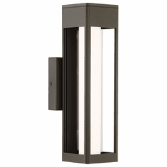 Access Soll 1-LT Outdoor LED Wall Mount - Oil Rubbed Bronze - 20126LEDDMG-ORB/OPL