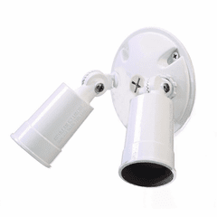 Acclaim 2-Light Outdoor Floodlight - Gloss White - FL1WH