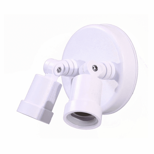 Acclaim 2-Light Outdoor Floodlight - Gloss White - FL2WH