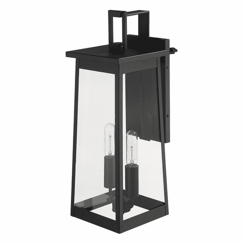 Acclaim Alden 2-Light Outdoor Wall Light - Matte Black - 1212BK