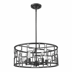 Acclaim Amoret 5-LT Convertible Pendant - Matte Black - IN21132BK