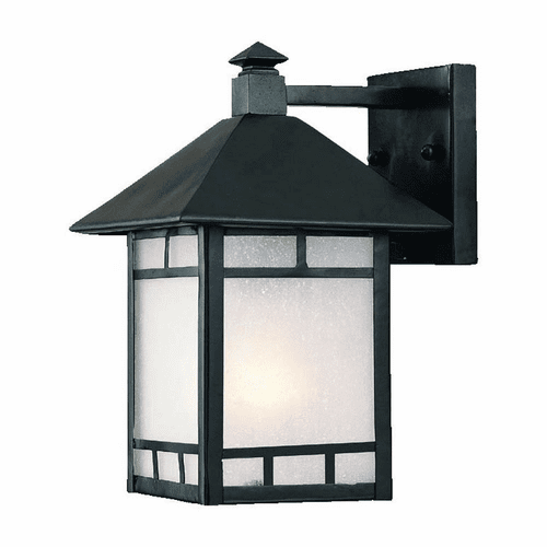 Acclaim Artisan 1-Light Outdoor Wall Light - Matte Black - 9002BK
