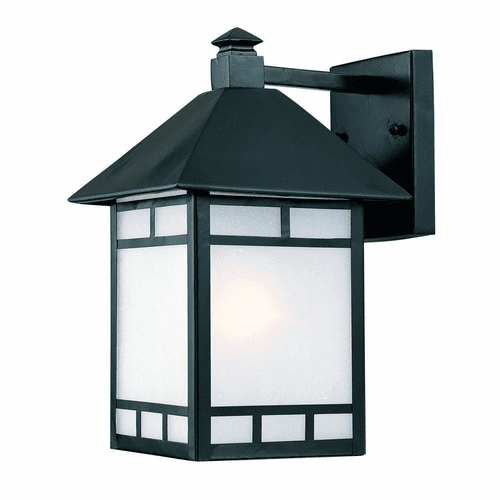 Acclaim Artisan 1-Light Outdoor Wall Light - Matte Black - 9012BK