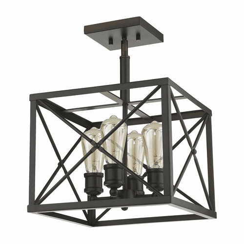 Acclaim Brooklyn 4-LT Convertible Pendant - Oil-Rubbed Bronze - IN21124ORB