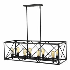 Acclaim Brooklyn 8-Light Island Pendant - Matte Black - IN21123BK Acclaim Brooklyn 8-Light Island Pendant - Matte Black - IN21123BK