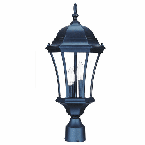 Acclaim Bryn Mawr 3-Light Outdoor Post Mount - Matte Black - 5027BK