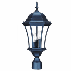 Acclaim Bryn Mawr 3-Light Outdoor Post Mount - Matte Black - 5027BK