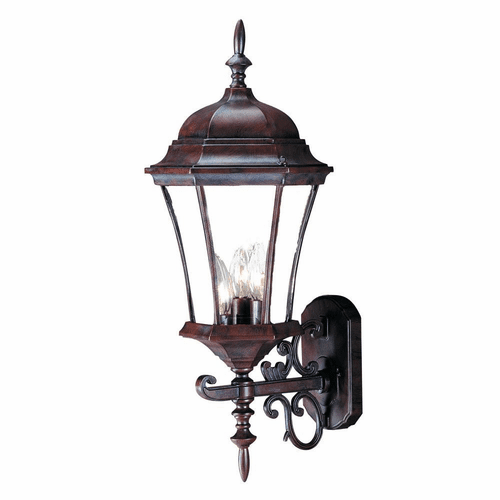 Acclaim Bryn Mawr 3-Light Outdoor Wall Light - Burled Walnut - 5025BW