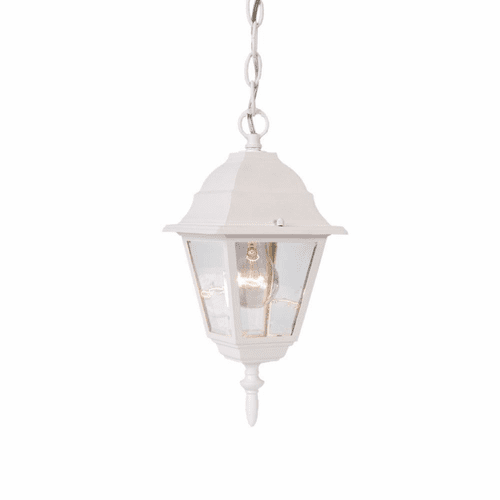 Acclaim Builder's Choice 1-Light Outdoor Hanging Lantern - Textured White - 4006TW