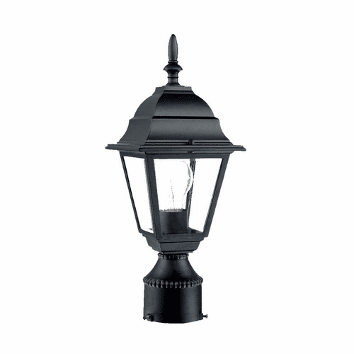 Acclaim Builder's Choice 1-Light Outdoor Post Mount - Matte Black - 4007BK