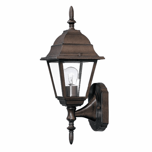 Acclaim Builder's Choice 1-Light Outdoor Wall Light - Burled Walnut - 4001BW
