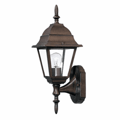 Acclaim Builder's Choice 1-Light Outdoor Wall Light - Burled Walnut - 4001BW Acclaim Builder's Choice 1-Light Outdoor Wall Light - Burled Walnut - 4001BW