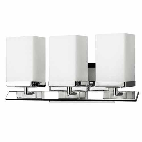 Acclaim Burgundy 3-Light Bath Vanity Light - Polished Nickel - IN41326PN