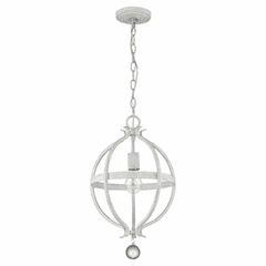 Acclaim Callie 1-LT Country Pendant - Country White - IN11340CW