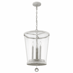 Acclaim Callie 3-LT Country Foyer Pendant - Country White - IN11343CW