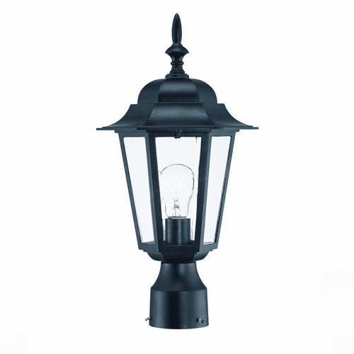 Acclaim Camelot 1-Light Outdoor Post Mount - Matte Black - 6117BK