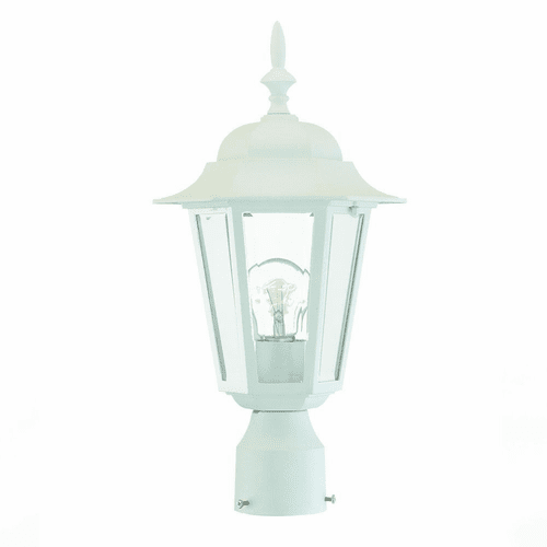 Acclaim Camelot 1-Light Outdoor Post Mount - Textured White - 6117TW
