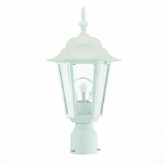 Acclaim Camelot 1-Light Outdoor Post Mount - Textured White - 6117TW