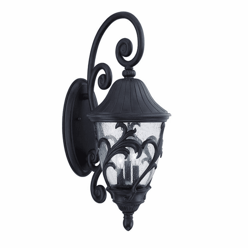 Acclaim Capri 3-Light Outdoor Wall Light - Black Coral - 39222BC
