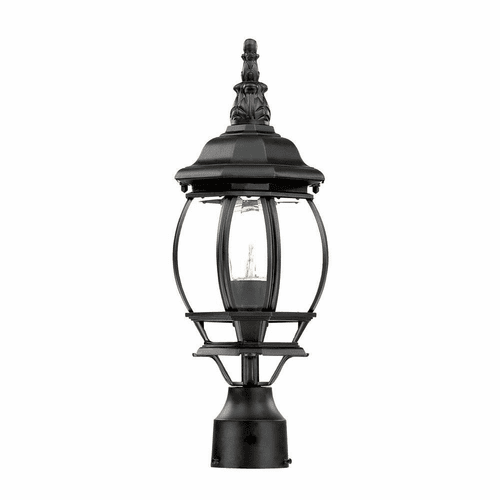 Acclaim Chateau 1-Light Outdoor Post Mount - Matte Black - 5057BK