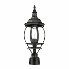Acclaim Chateau 1-Light Outdoor Post Mount - Matte Black - 5057BK