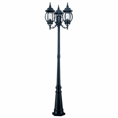 Acclaim Chateau 3-Light Outdoor Post Mount - Matte Black - 5179BK