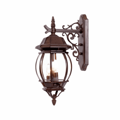 Acclaim Chateau 3-Light Outdoor Wall Light - Burled Walnut - 5152BW